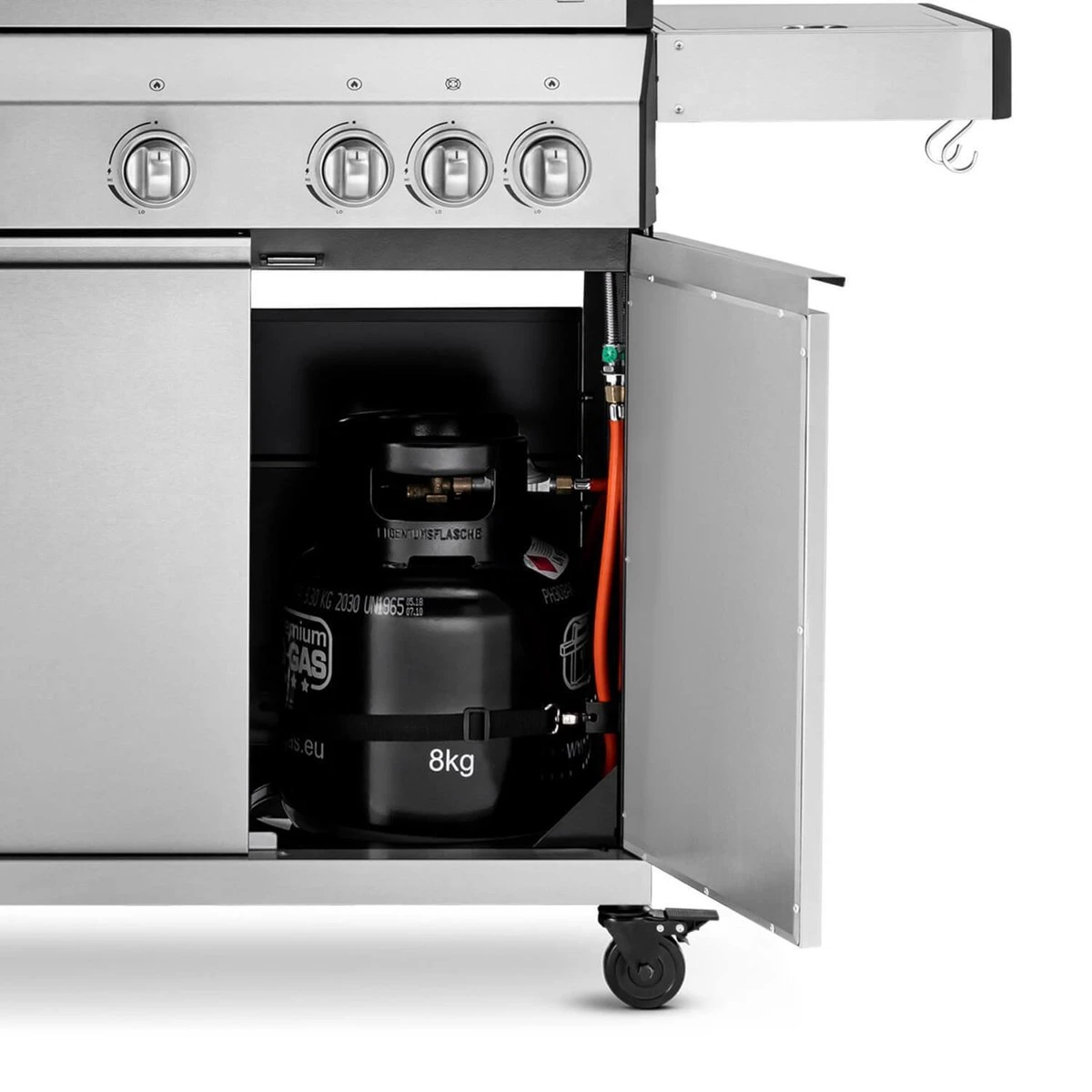 Burnhard Gas BBQ Big FRED Deluxe - 4 Branders - Incl. Keramische Infraroodbrander & Afdekhoes - Deluxe Burnhard Gas BBQ Big FRED Deluxe - 4 Branders - Incl. Keramische Infraroodbrander & Afdekhoes - Deluxe -Beroemde Keukenserie Winkel 1200x1200 575