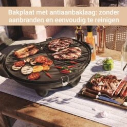 SUNTEC Elektrische BBQ 9493 - Geschikt Voor Buiten Als Tafelbarbecue Of Staande Barbecue - Barbecue Voor Balkon, Terras, Tuin En Camping - Elektrisch Barbecueën Met Max. 2400 Watt - Mobiel Onderstel -Beroemde Keukenserie Winkel 1200x1200 598