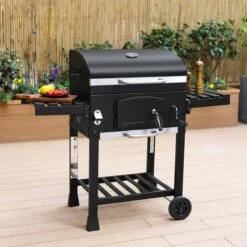 Alice's Garden Houtskool BBQ Bernard - Smoker - Verstelbare Houtskoolbak - Zwart -Beroemde Keukenserie Winkel 1200x1200 611