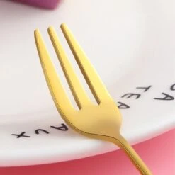 Gebaksvorkjes Donut Set Van 4 Taartvorkjes - Goud -Beroemde Keukenserie Winkel 1200x1200 656