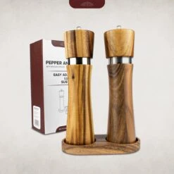 Nimma® Peper En Zoutmolen Set - Incl Navul Lepel - Verstelbare Maalgraad - Acacia Hout 8 Nimma® Peper En Zoutmolen Set - Incl Navul Lepel - Verstelbare Maalgraad - Acacia Hout -Beroemde Keukenserie Winkel 1200x1200 701