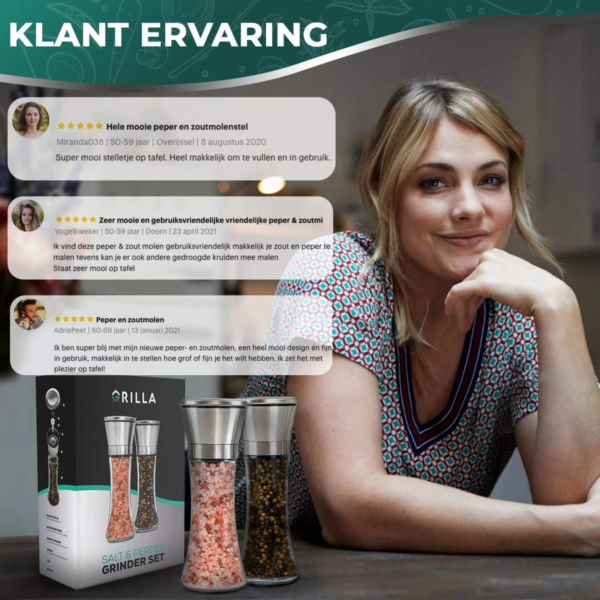 Peper en Zoutmolen Set - RVS Zout en Peperstel - Zoutvaatje en Pepermolen - 2 in 1 Peper En Zoutmolen Set - RVS Zout En Peperstel - Zoutvaatje En Pepermolen - 2 In 1 -Beroemde Keukenserie Winkel 1200x1200 712