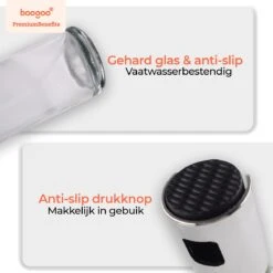 BooGoo® - RVS Olijfolie Sprayer Extreme Deluxe - Olijfolie Fles Verstuiver Voor Keuken - Oliespray - Oliefles - BBQ Accesoires - Olie Pomp Bakspray - Cooking Spray -Beroemde Keukenserie Winkel 1200x1200 719