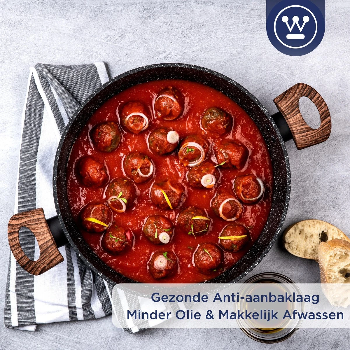 Westinghouse Hapjespan Inductie - Ø 32 cm - Zwart Marmer - Speciale Editie - Met Deksel Westinghouse Hapjespan Inductie - Ø 32 Cm - Zwart Marmer - Speciale Editie - Met Deksel -Beroemde Keukenserie Winkel 1200x1200 94