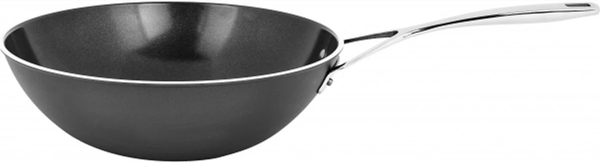 Demeyere Alu Pro Ceraforce wok - 30 cm Demeyere Alu Pro Ceraforce Wok - 30 Cm -Beroemde Keukenserie Winkel