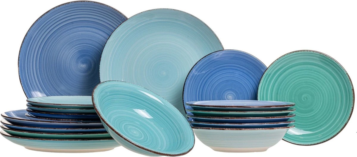 Studio Tavola Serviesset Ocean Blue 18-Delig Studio Tavola Serviesset Ocean Blue 18-Delig -Beroemde Keukenserie Winkel 1200x531 2