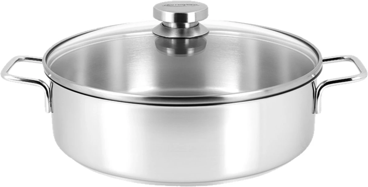 Demeyere Apollo 7 - Kookpan - 24 cm - met glazen deksel Demeyere Apollo 7 - Kookpan - 24 Cm - Met Glazen Deksel -Beroemde Keukenserie Winkel