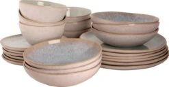 Palmer Serviesset Light Blue Sea Stoneware 6-persoons 24-delig Blauw -Beroemde Keukenserie Winkel 1200x621