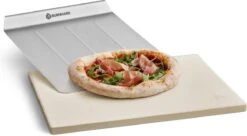 Burnhard Pizzasteen 38 X 30 X 1,5 Cm + Pizzaschep -Beroemde Keukenserie Winkel 1200x662