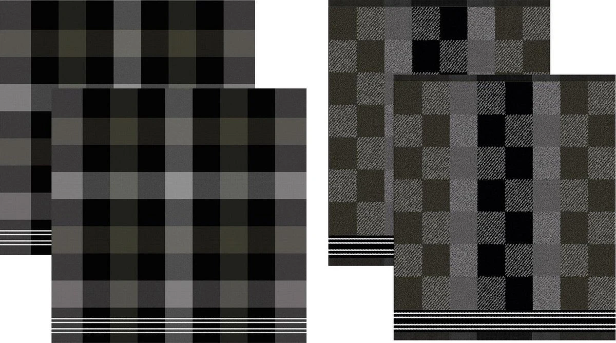 DDDDD Feller - 2 Theedoeken & 2 Keukendoeken - Grey DDDDD Feller - 2 Theedoeken & 2 Keukendoeken - Grey -Beroemde Keukenserie Winkel 1200x668 2