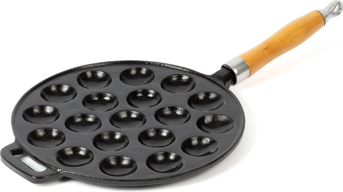 Blackwell Poffertjespan - met houten steel - Gietijzer - ø 24 cm Blackwell Poffertjespan - Met Houten Steel - Gietijzer - ø 24 Cm -Beroemde Keukenserie Winkel 1200x673 3
