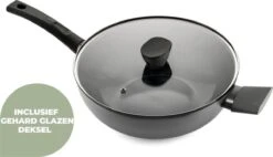 ISENVI Avon Keramische Wok Met Deksel 36 CM - Ergo Greep -Beroemde Keukenserie Winkel 1200x692