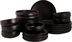 Maastricht Porselein Serviesset Universe Porselein 6-persoons 24-delig Zwart 13 Maastricht Porselein Serviesset Universe Porselein 6-persoons 24-delig Zwart -Beroemde Keukenserie Winkel 1200x707 4