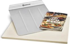 Burnhard Pizzasteen 38 X 30 X 1,5 Cm + Pizzaschep -Beroemde Keukenserie Winkel 1200x759