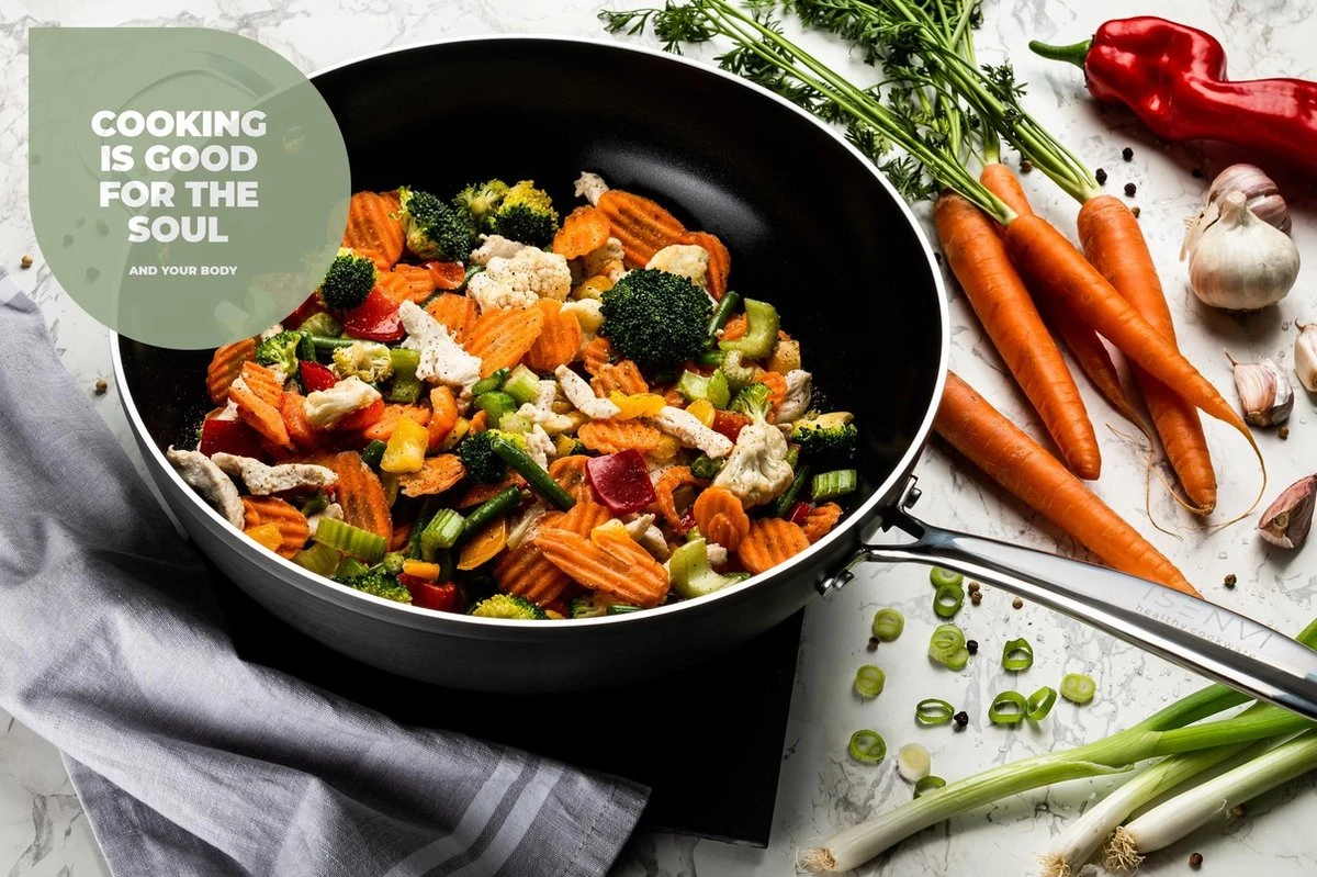 ISENVI Victoria Forged keramische wokpan 32CM - RVS greep ISENVI Victoria Forged Keramische Wokpan 32CM - RVS Greep -Beroemde Keukenserie Winkel 1200x799 15