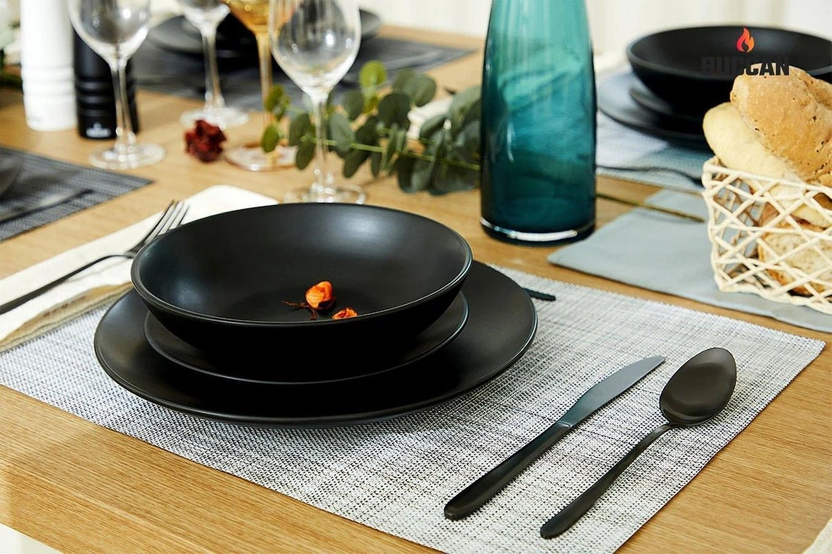 Buccan borden set - Matt Onyx - zwart - 18pcs Buccan Borden Set - Matt Onyx - Zwart - 18pcs -Beroemde Keukenserie Winkel 1200x799 28