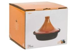 Cosy & Trendy Tajine Zwart / Oranje - Gietijzeren Schaal - Ø25cm - Geschikt Voor Inductie -Beroemde Keukenserie Winkel 1200x799 7