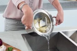 BK Q-linair Master Glas Pannenset - 5-delig - Glazen Deksel - Veilig Afgietsysteem - Inductie -Beroemde Keukenserie Winkel 1200x800 37