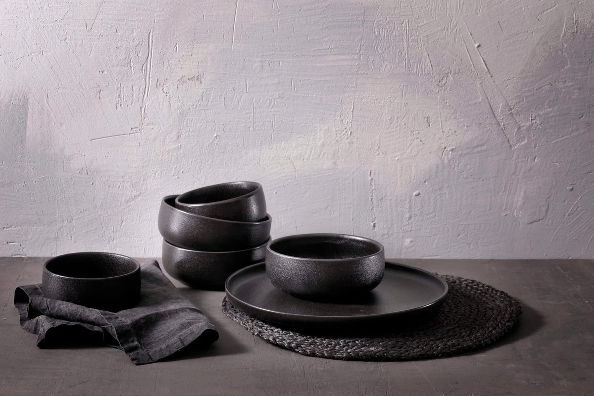 Maastricht Porselein Serviesset Universe Porselein 6-persoons 24-delig Zwart Maastricht Porselein Serviesset Universe Porselein 6-persoons 24-delig Zwart -Beroemde Keukenserie Winkel 1200x800 65