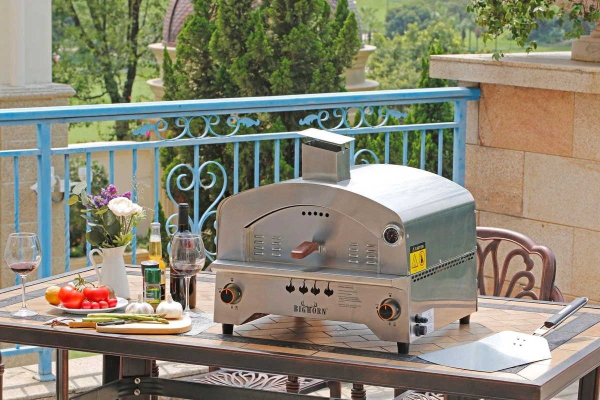 Bighorn Outdoor Edelstaal Gas Pizza Oven - Draagbare Gas Barbecue - Edelstaal -Model SRGG20001 Bighorn Outdoor Edelstaal Gas Pizza Oven - Draagbare Gas Barbecue - Edelstaal -Model SRGG20001 -Beroemde Keukenserie Winkel 1200x800 89