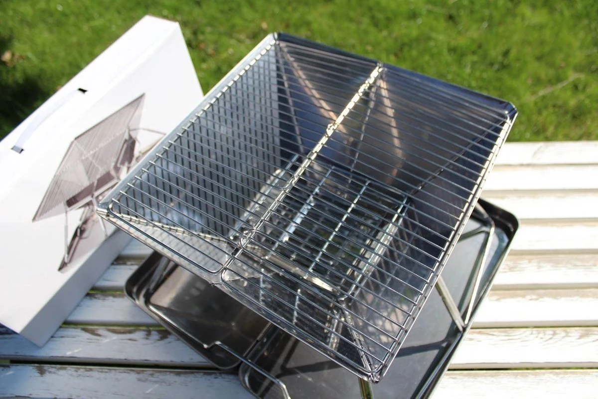 United Entertainment - Opvouwbare Houtskoolbarbecue - RVS - Met Koffer en Draagtas United Entertainment - Opvouwbare Houtskoolbarbecue - RVS - Met Koffer En Draagtas -Beroemde Keukenserie Winkel 1200x800 95