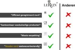 LeRijn® Serviesset Deventer 6 Persoons - 18 Delig - Licht Crème Wit Met Gouden Rand En Motief - Dinerborden - Soepborden - Dessertborden - Borden Servies - Bordenset -Beroemde Keukenserie Winkel 1200x802 2