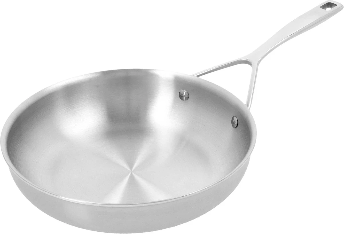 Demeyere Essential 5 RVS Koekenpan – Koekenpan Inductie - 24 cm – PTFE-vrij Demeyere Essential 5 RVS Koekenpan – Koekenpan Inductie - 24 Cm – PTFE-vrij -Beroemde Keukenserie Winkel