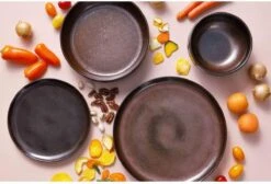 Palmer Serviesset Bama Copper Stoneware 6-persoons 24-delig Koper -Beroemde Keukenserie Winkel 1200x818