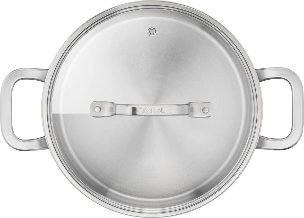 Tefal Virtuoso Pannenset 5 delig - Hoge kookpan Ø 22 cm + Steelpan Ø 16 cm + Kookpannen Ø 18/20/24 cm Tefal Virtuoso Pannenset 5 Delig - Hoge Kookpan Ø 22 Cm + Steelpan Ø 16 Cm + Kookpannen Ø 18/20/24 Cm -Beroemde Keukenserie Winkel