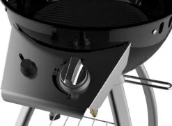 Accente Outdoor Gas BBQ - ø 45 Cm- Inclusief Grillplaat & Gasslang - Zwart -Beroemde Keukenserie Winkel 1200x883 1