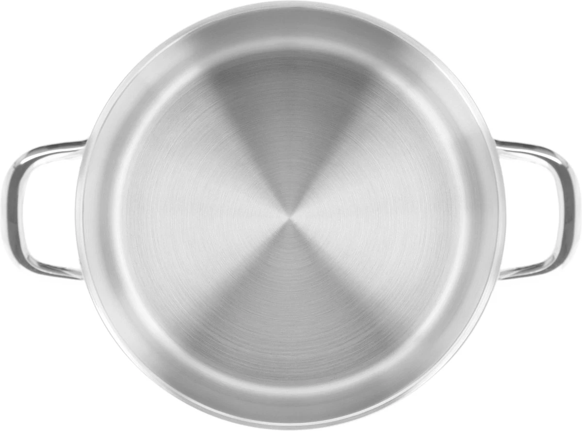 Demeyere Classico 3 soeppan - Met deksel - Inductie - 24 cm - 7L Demeyere Classico 3 Soeppan - Met Deksel - Inductie - 24 Cm - 7L -Beroemde Keukenserie Winkel