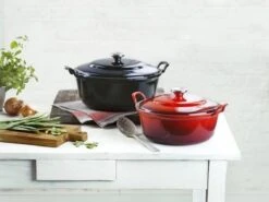 Le Creuset Braadpan Faitout Tradition Kersenrood - ø 24 Cm / 3 Liter -Beroemde Keukenserie Winkel 1200x898 2