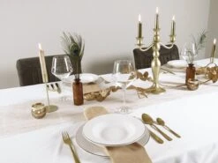 LeRijn® Serviesset Deventer 6 Persoons - 18 Delig - Licht Crème Wit Met Gouden Rand En Motief - Dinerborden - Soepborden - Dessertborden - Borden Servies - Bordenset -Beroemde Keukenserie Winkel 1200x899 8