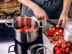 BK Q-linair Master Glas Pannenset - 5-delig - Glazen Deksel - Veilig Afgietsysteem - Inductie -Beroemde Keukenserie Winkel 1200x900 13