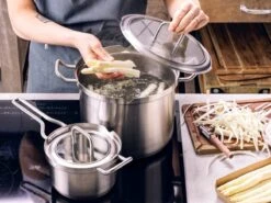 BK Q-linair Master Glas Pannenset - 5-delig - Glazen Deksel - Veilig Afgietsysteem - Inductie -Beroemde Keukenserie Winkel 1200x900 14