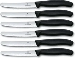 Victorinox Tafelmes 6 Stuks Zwart Krom Heft 6 Victorinox Tafelmes 6 Stuks Zwart Krom Heft -Beroemde Keukenserie Winkel 1200x927 3