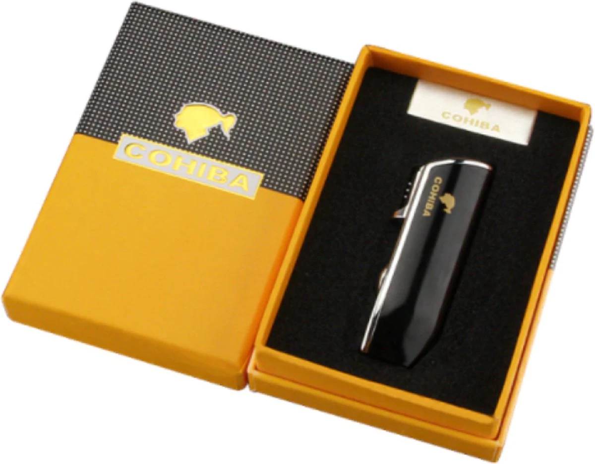 Cohiba® Sigarenaansteker - Sigarenboor - Sigaren - Sigaar - Cohiba Aansteker - Sigarenboor - Sigaren Accessoires - Sigarenknipper - Sigaar Aansteker - Cohiba - Incl. Luxe Geschenkdoos - Zwart Cohiba® Sigarenaansteker - Sigarenboor - Sigaren - Sigaar - Cohiba Aansteker - Sigarenboor - Sigaren Accessoires - Sigarenknipper - Sigaar Aansteker - Cohiba - Incl. Luxe Geschenkdoos - Zwart -Beroemde Keukenserie Winkel