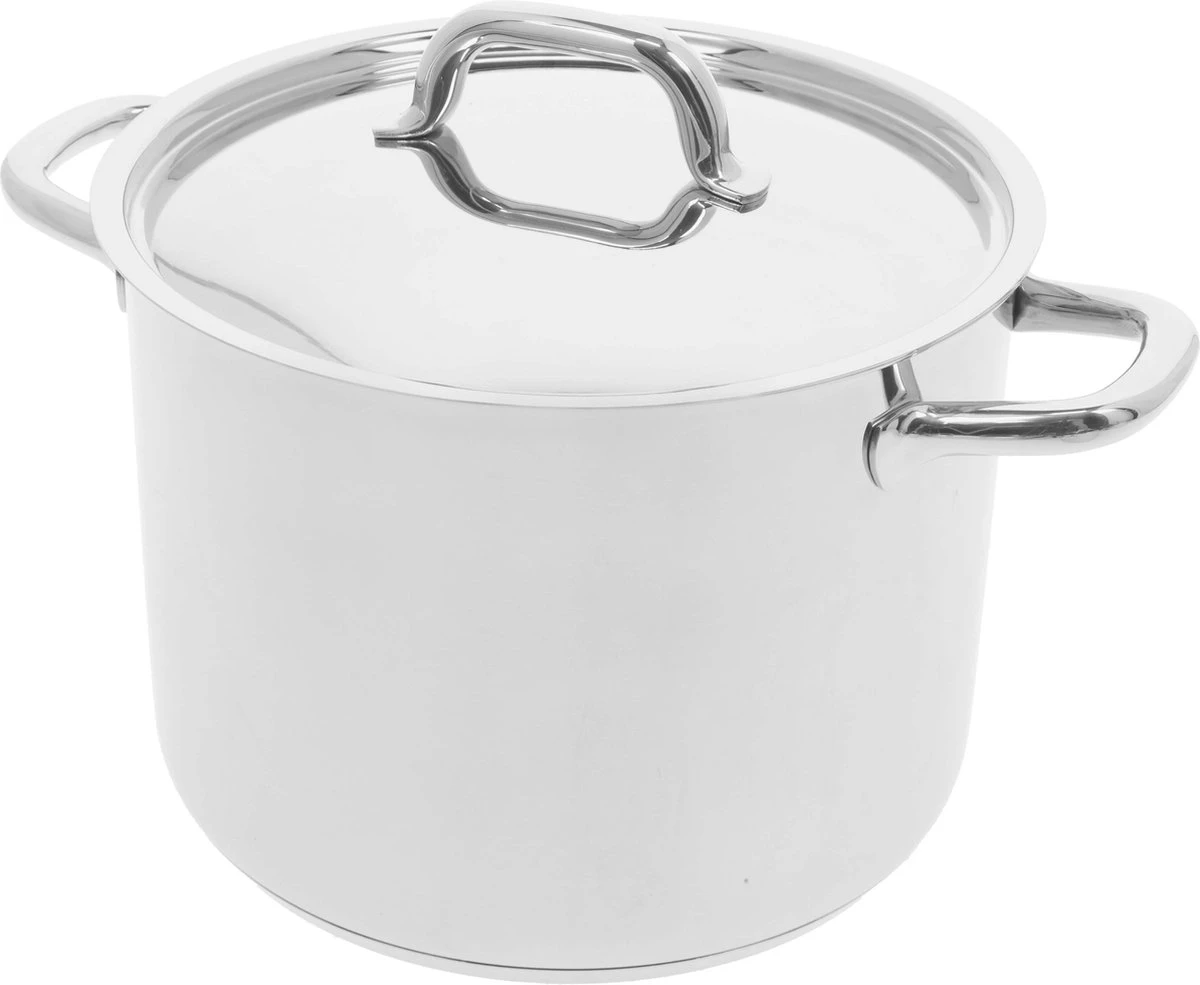 Demeyere Classico 3 soeppan - Met deksel - Inductie - 24 cm - 7L Demeyere Classico 3 Soeppan - Met Deksel - Inductie - 24 Cm - 7L -Beroemde Keukenserie Winkel