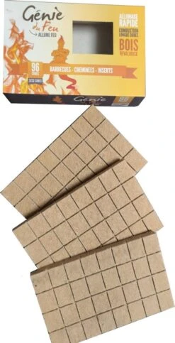 Genie Du Feu Aanmaakblokjes Bruin - 1344 Stuks - Voordeel Verpakking -Beroemde Keukenserie Winkel 614x1200