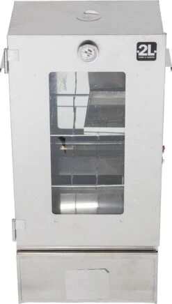 2-L Home & Garden XL Rookoven - RVS - 80x40x28 Cm - 3 Etages -Beroemde Keukenserie Winkel 680x1200 3