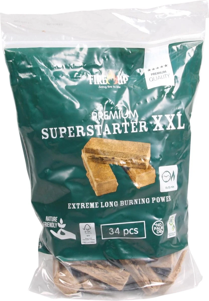 FIRE UP PREMIUM XXL SUPERSTARTERS 8 zakken van 34 ST FIRE UP PREMIUM XXL SUPERSTARTERS 8 Zakken Van 34 ST -Beroemde Keukenserie Winkel 832x1200 2