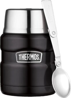 Thermos King Voedseldrager - 47 Cl - Mat Zwart -Beroemde Keukenserie Winkel 867x1200 1