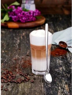 Merkloos Latte Macchiato Lepels – RVS Lange Yoghurt, Dessert Of Koffie Lepeltjes – Set Van 6 Stuks -Beroemde Keukenserie Winkel 912x1200 2