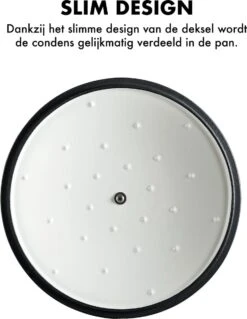 MOA Gietijzeren Braadpan - Inhoud 7,2 Liter - 30CM - Rond - Alle Warmtebronnen - Ook Voor Inductie - Gewicht 7,3 Kg - Wit - C30W -Beroemde Keukenserie Winkel 928x1200
