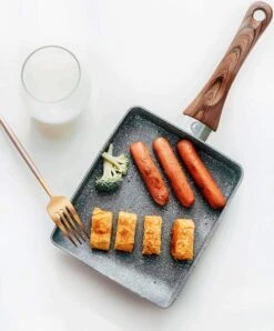 Zaigon All In 1 Pan - Inductie + Vaatwasmachinebestendig - Kleine Pan - Omeletpan - Tamagoyaki Pan - Tamago Pan - Vierkante Pan - Sushi Pan - Vierkante Pan -Beroemde Keukenserie Winkel 994x1200