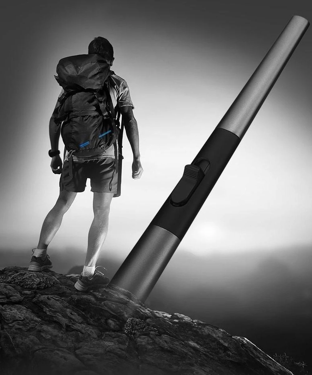 Allkinds Lange elektrische plasma aansteker - USB oplaadbaar - Vlamloze elektrische aansteker voor keuken, kaars, BBQ of openhaard - Zwart - In- en outdoor - Chique design Allkinds Lange Elektrische Plasma Aansteker - USB Oplaadbaar - Vlamloze Elektrische Aansteker Voor Keuken, Kaars, BBQ Of Openhaard - Zwart - In- En Outdoor - Chique Design -Beroemde Keukenserie Winkel